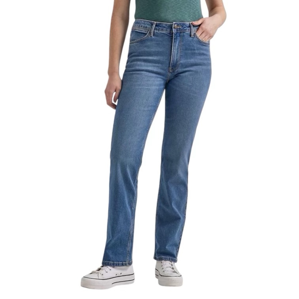 Wrangler 16 Long (34L) High Rise True Straight Women’s Jeans Stretch MT1STHD